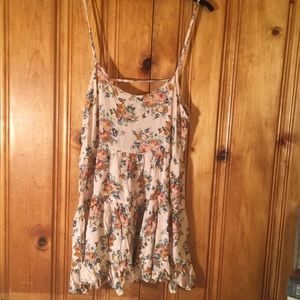 Floral sundress/ swimsuit cover-up